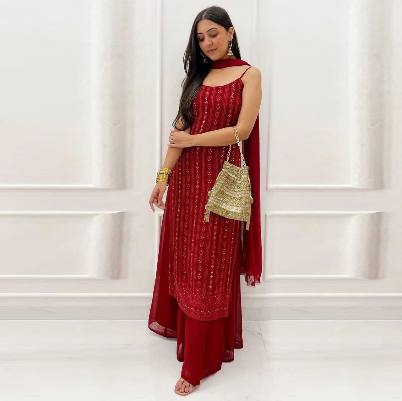 Kurti palazzo set