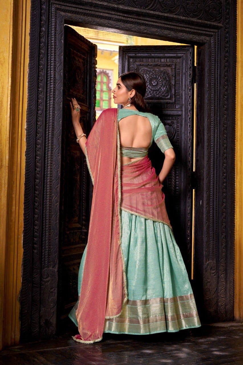Ethinic silk lehenga