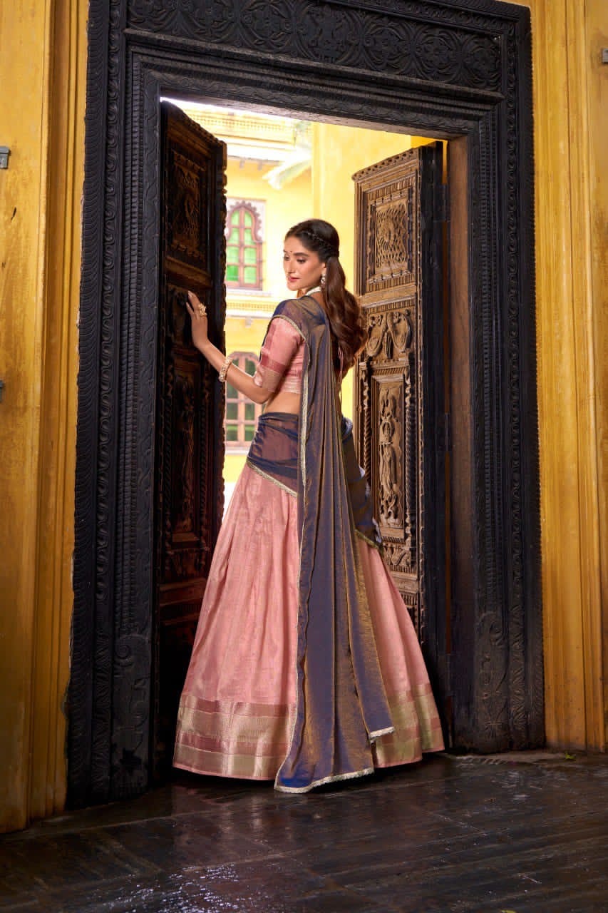 Ethinic silk lehenga