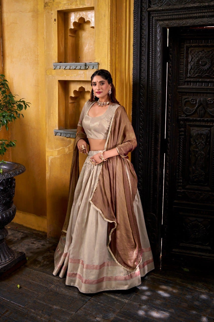 Ethinic silk lehenga