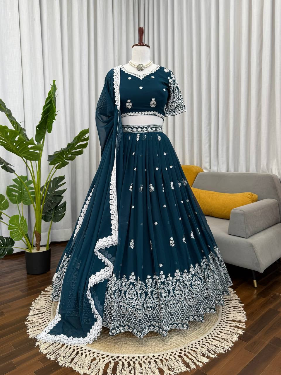 Embroidered lehenga choli
