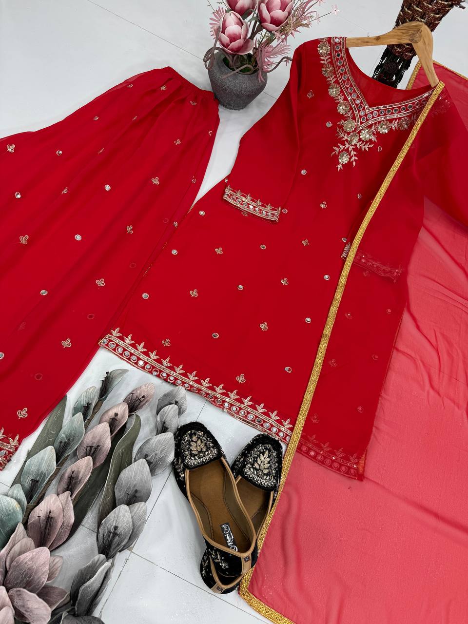 Sharara suit set 3 piece