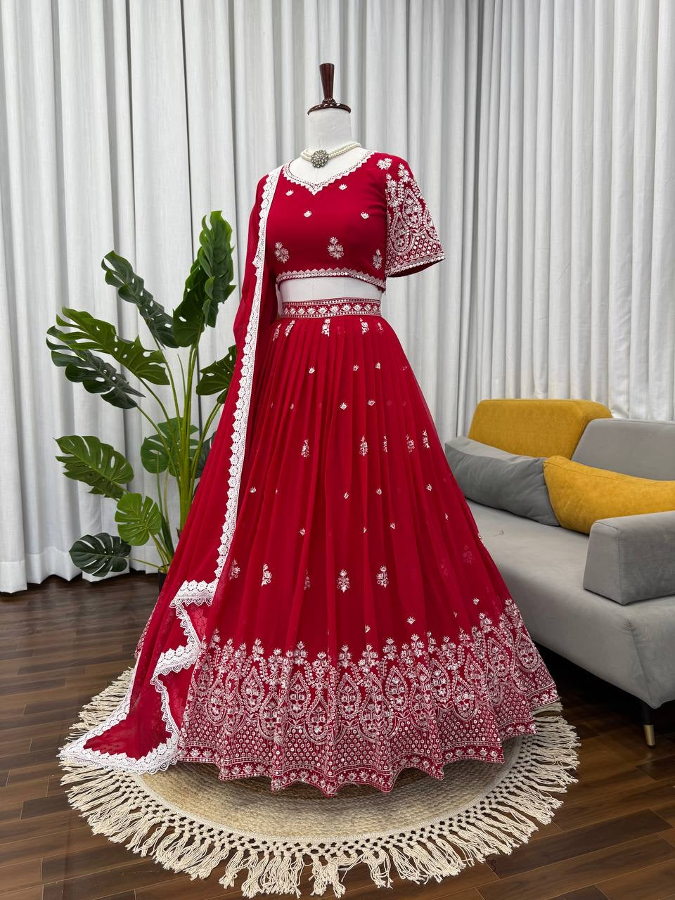 Embroidered lehenga choli
