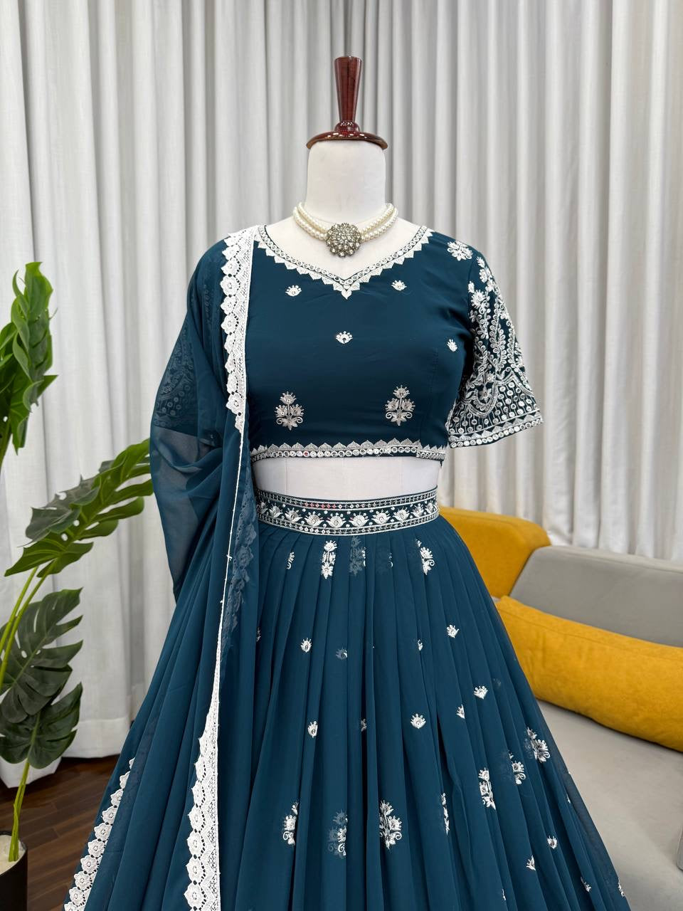 Embroidered lehenga choli