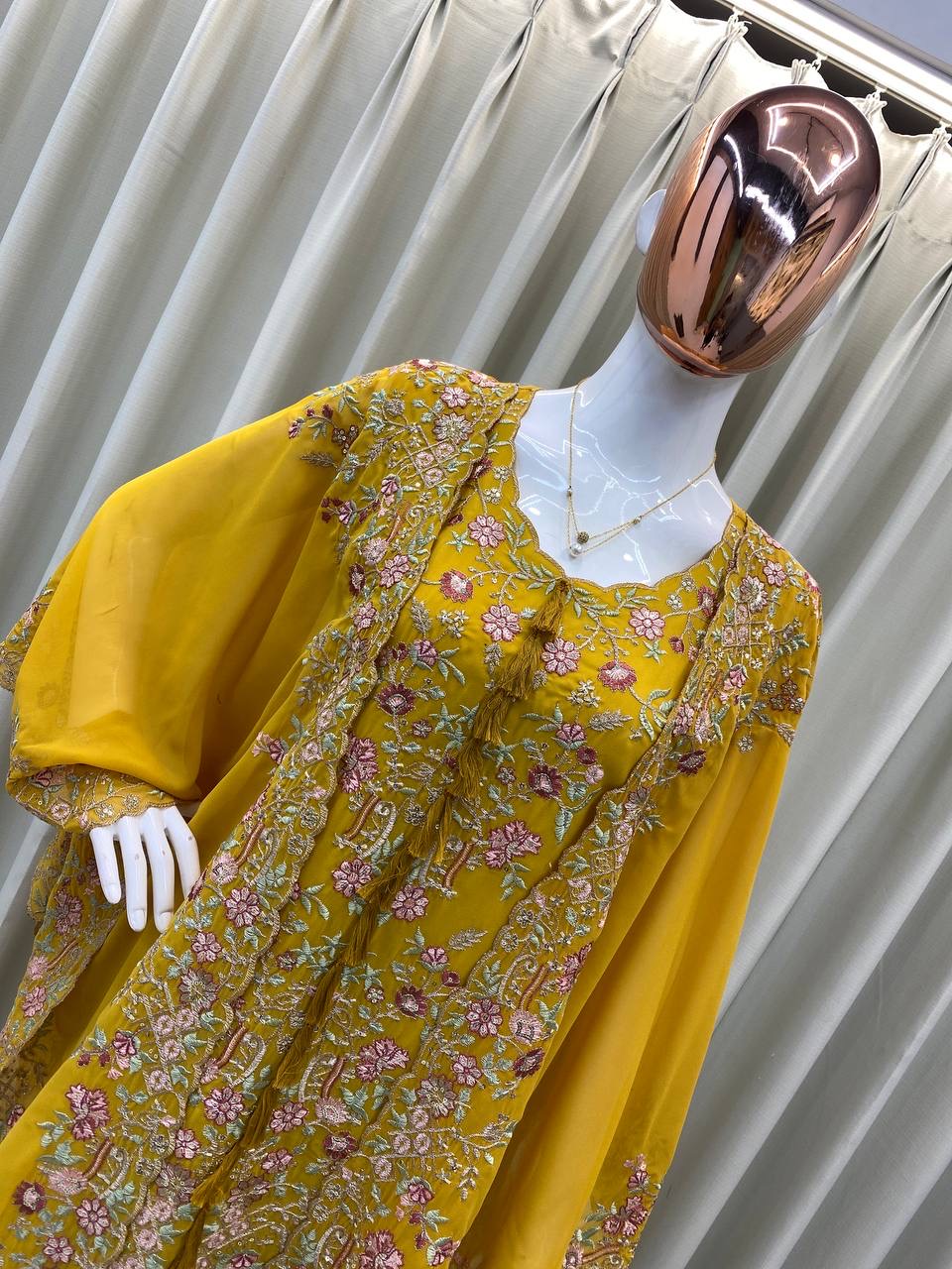 Kurta palazzo with shrug