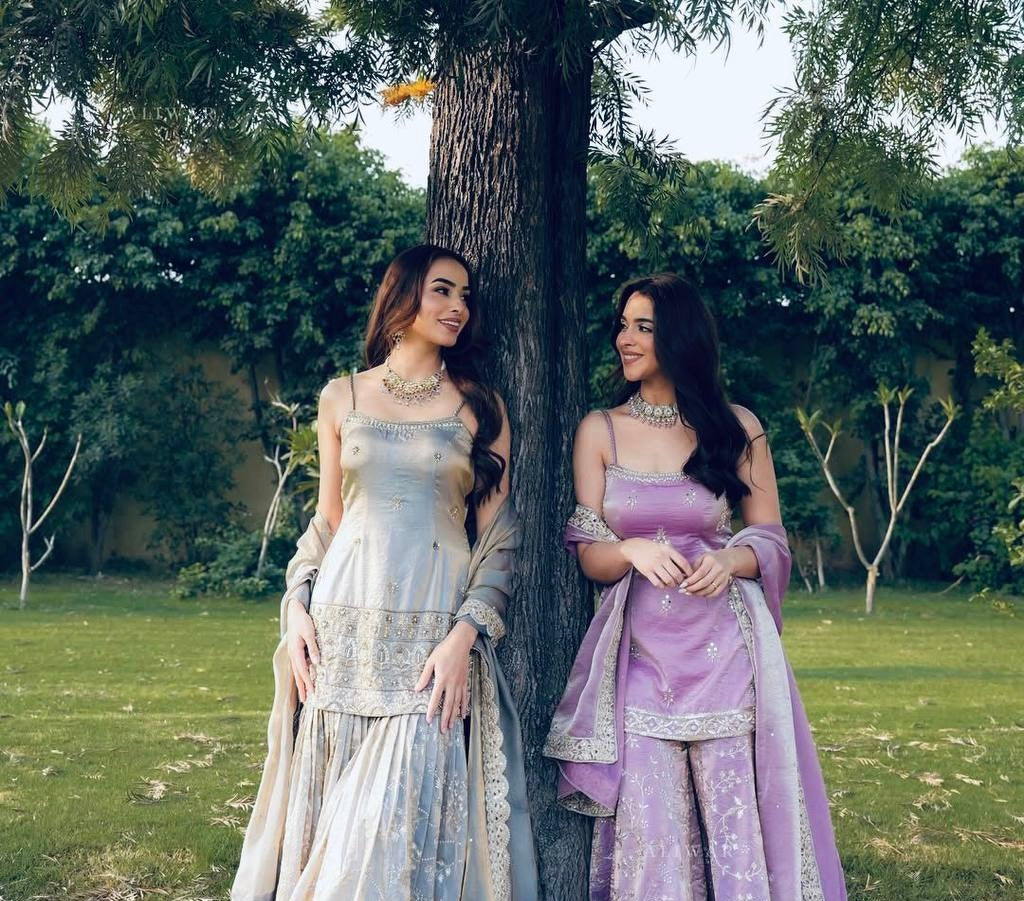 Heavy Sharara set 3 piece