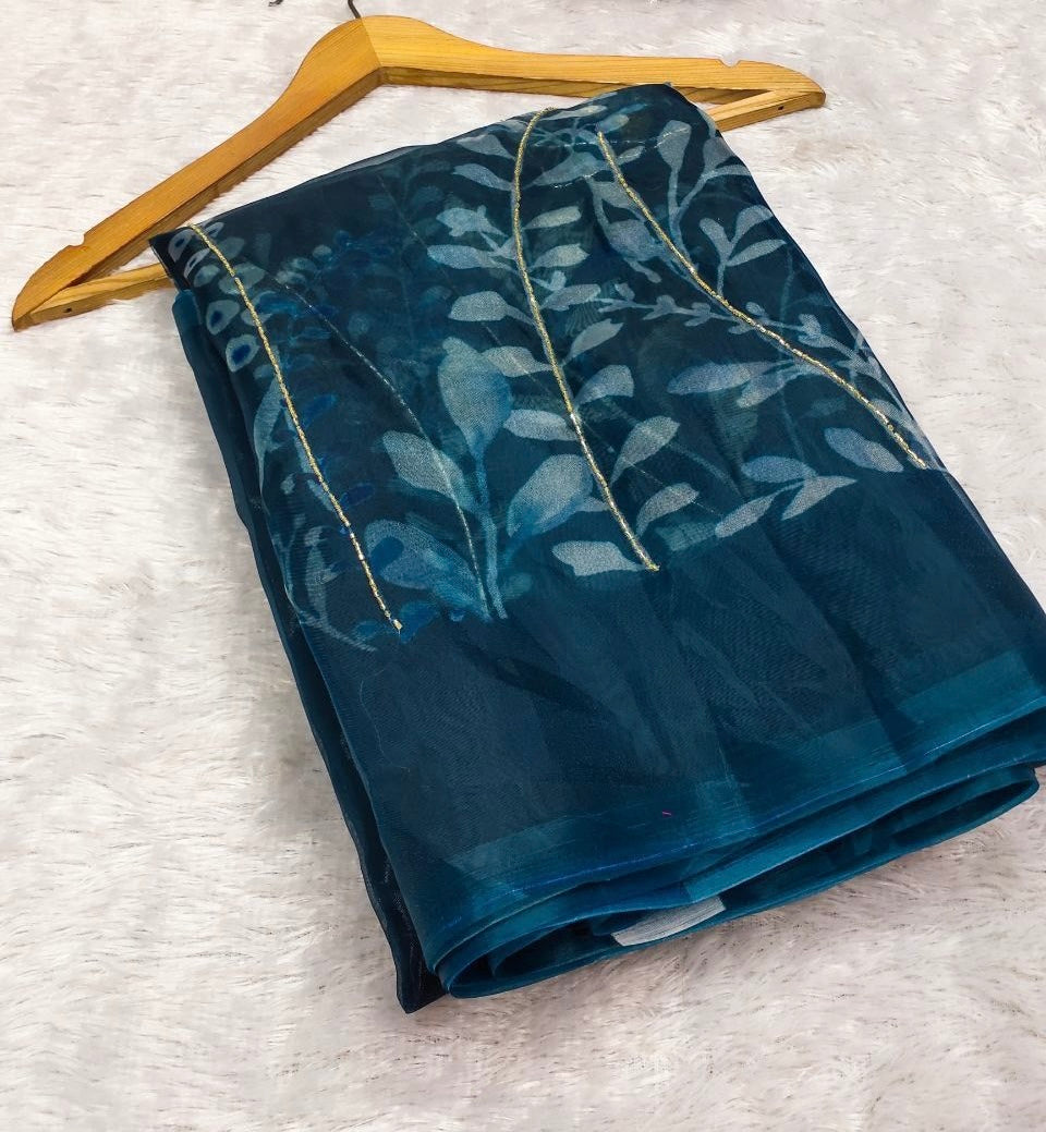 Printed Organza Sarees