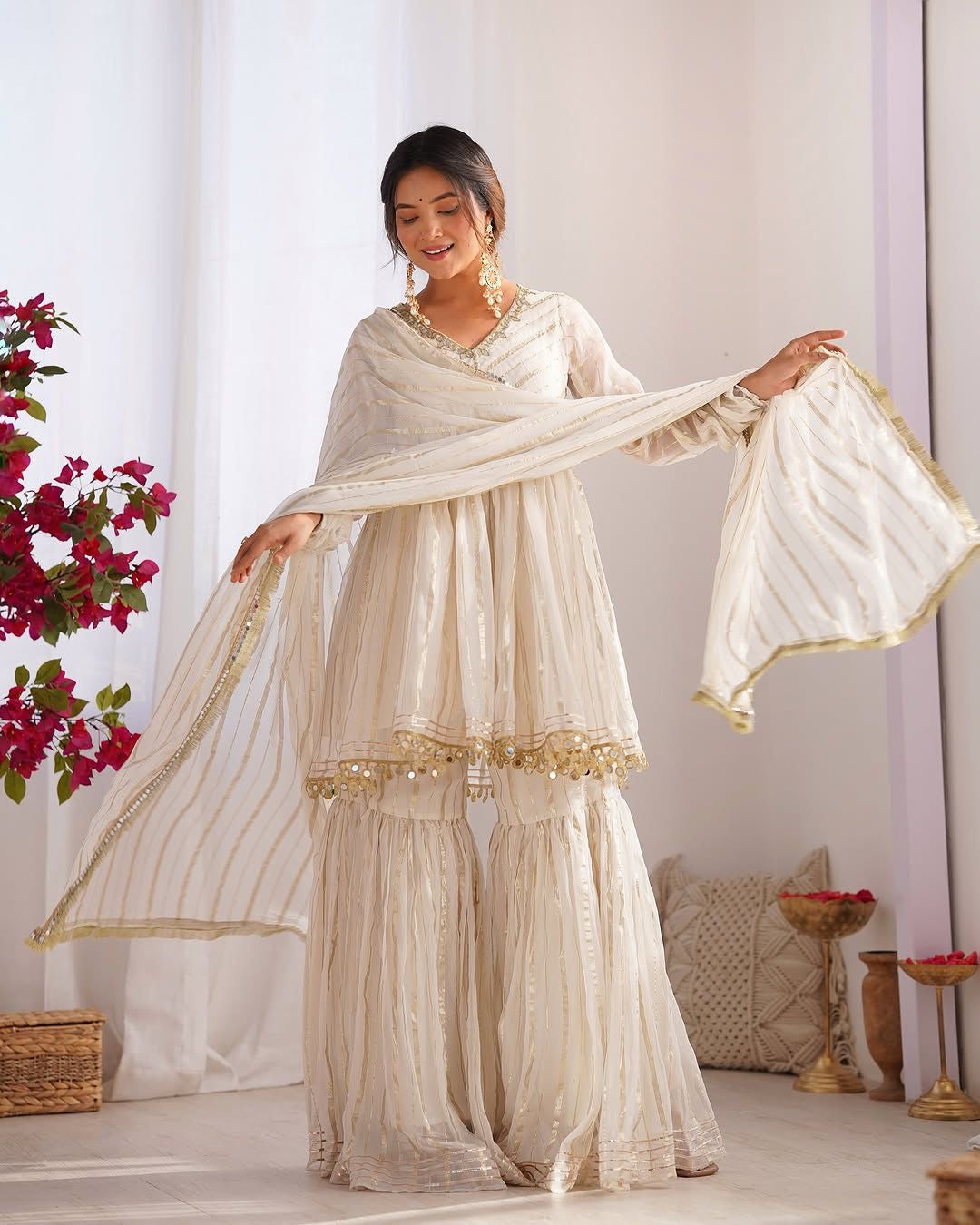 Leheriya Sharara Set 3 piece