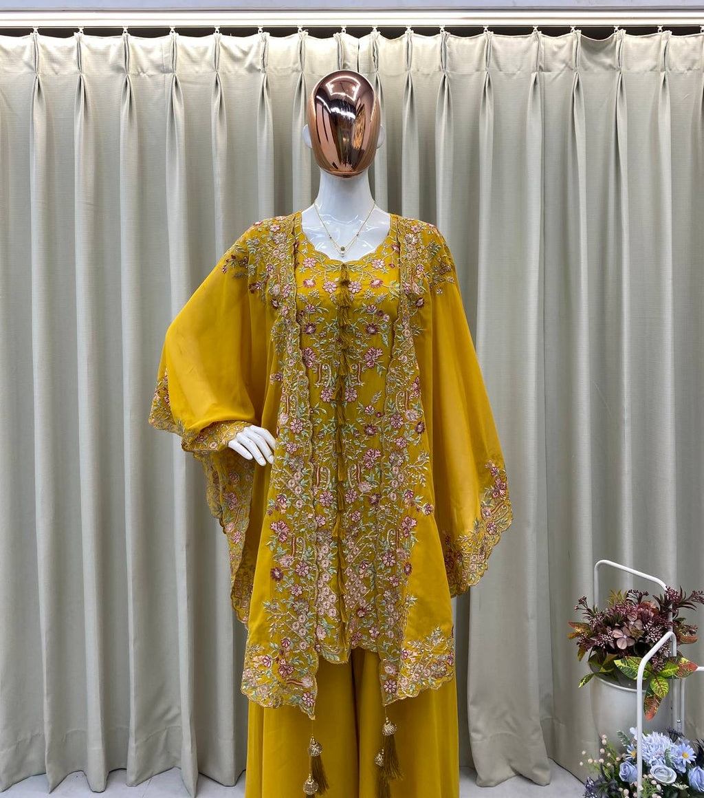 Kurta palazzo with shrug