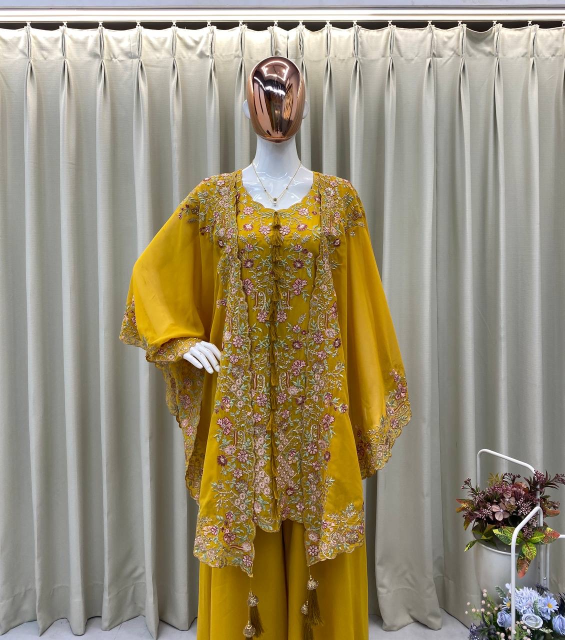 Kurta palazzo with shrug