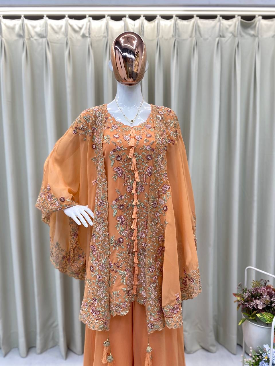 Kurta palazzo with shrug