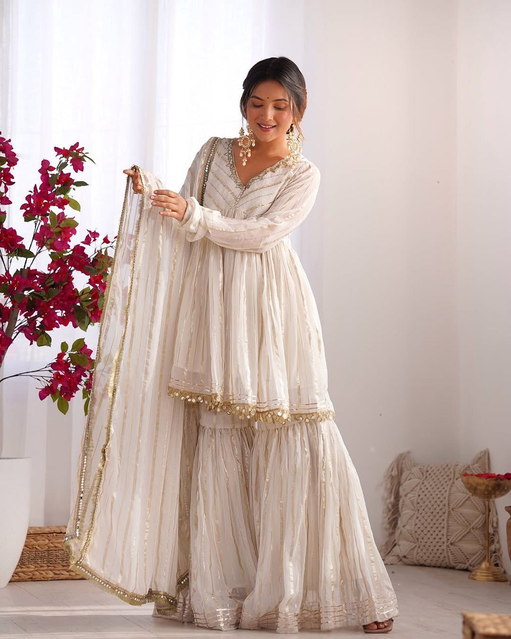 Leheriya Sharara Set 3 piece