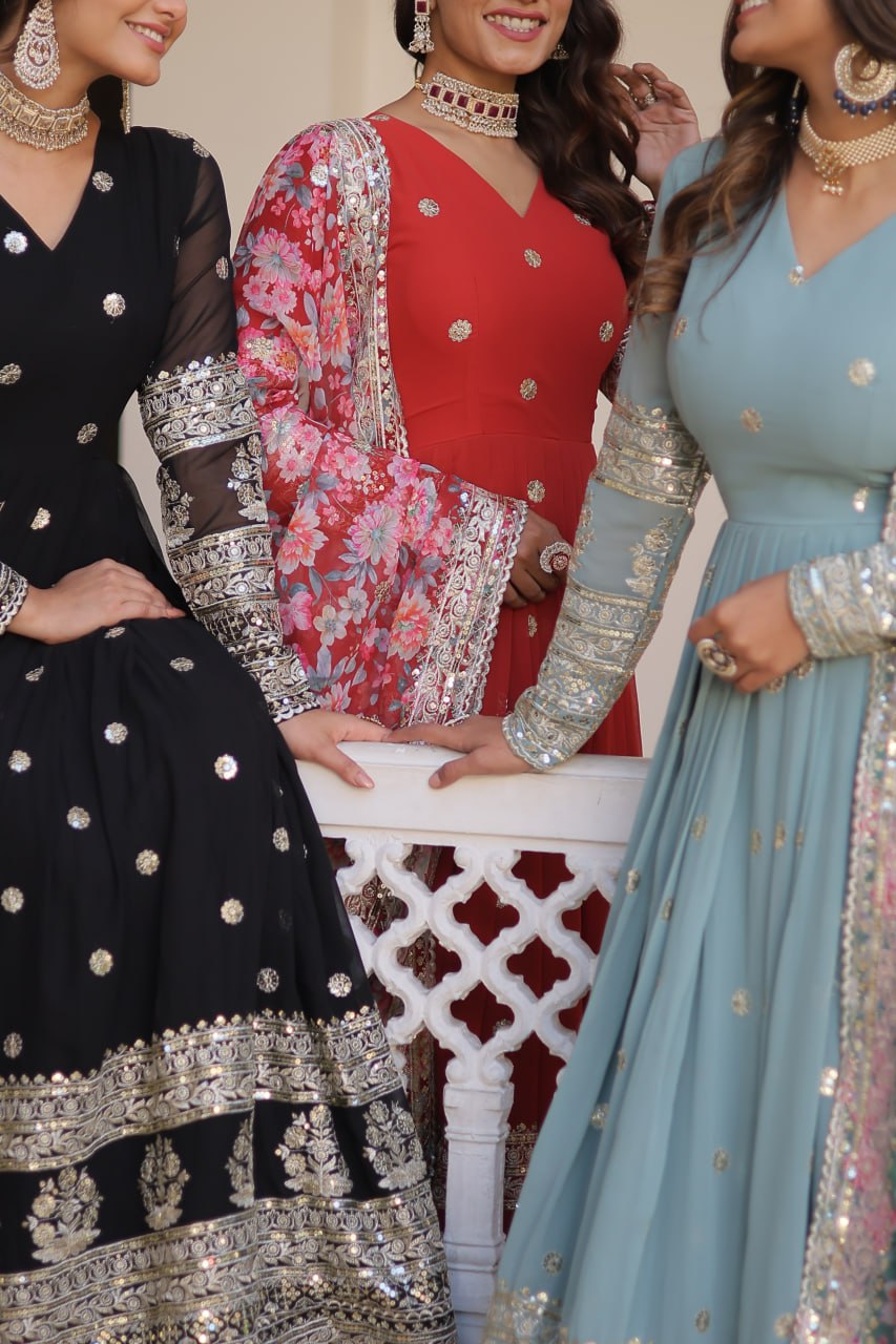 Gown with duppata set