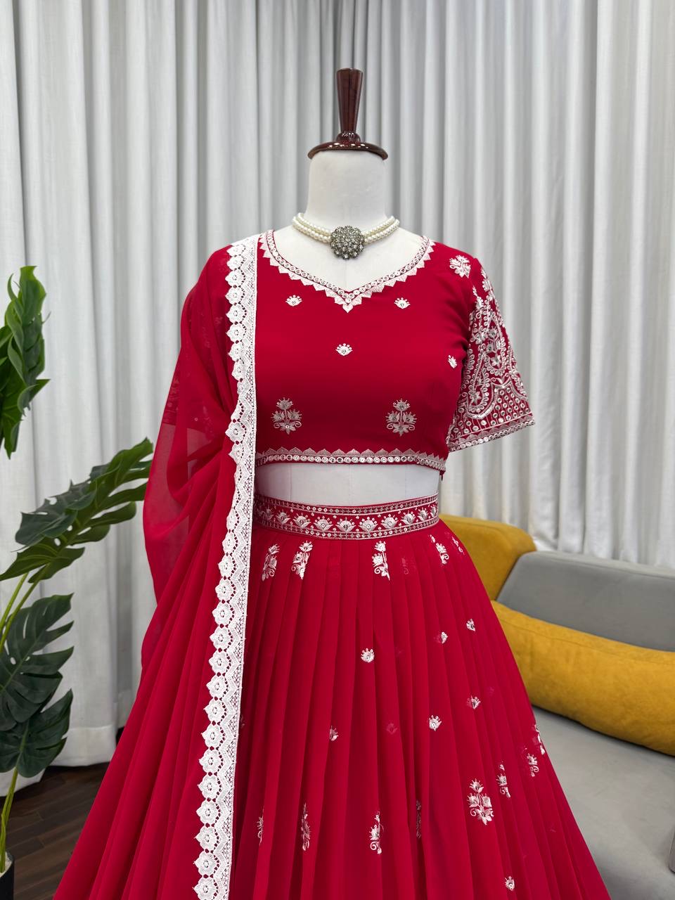 Embroidered lehenga choli