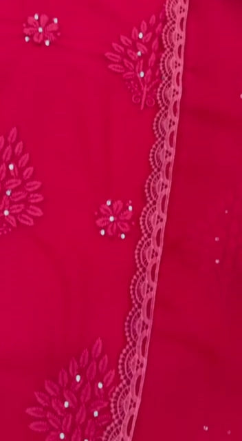 Chikankari sequin kurta set